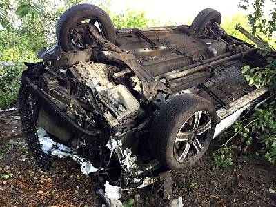 ДТП с опрокидыванием автомобиля